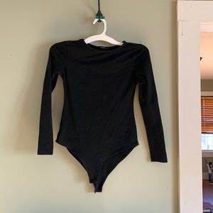 Black small leotard